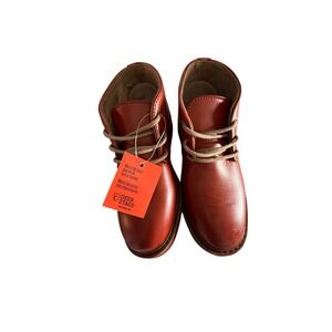 Deer Stags Ballard Red Leather Chukka Boots Kids Size 11M